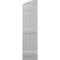 Ekena Millwork Americraft 4-Board (3 Batten) Wood Joined Board-n-Batten Shutters w/ Ellipt Top, ARW401BE414X77PRH ARW401BE414X77PRH - alternate 9